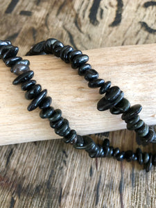 Obsidian Chip Beads