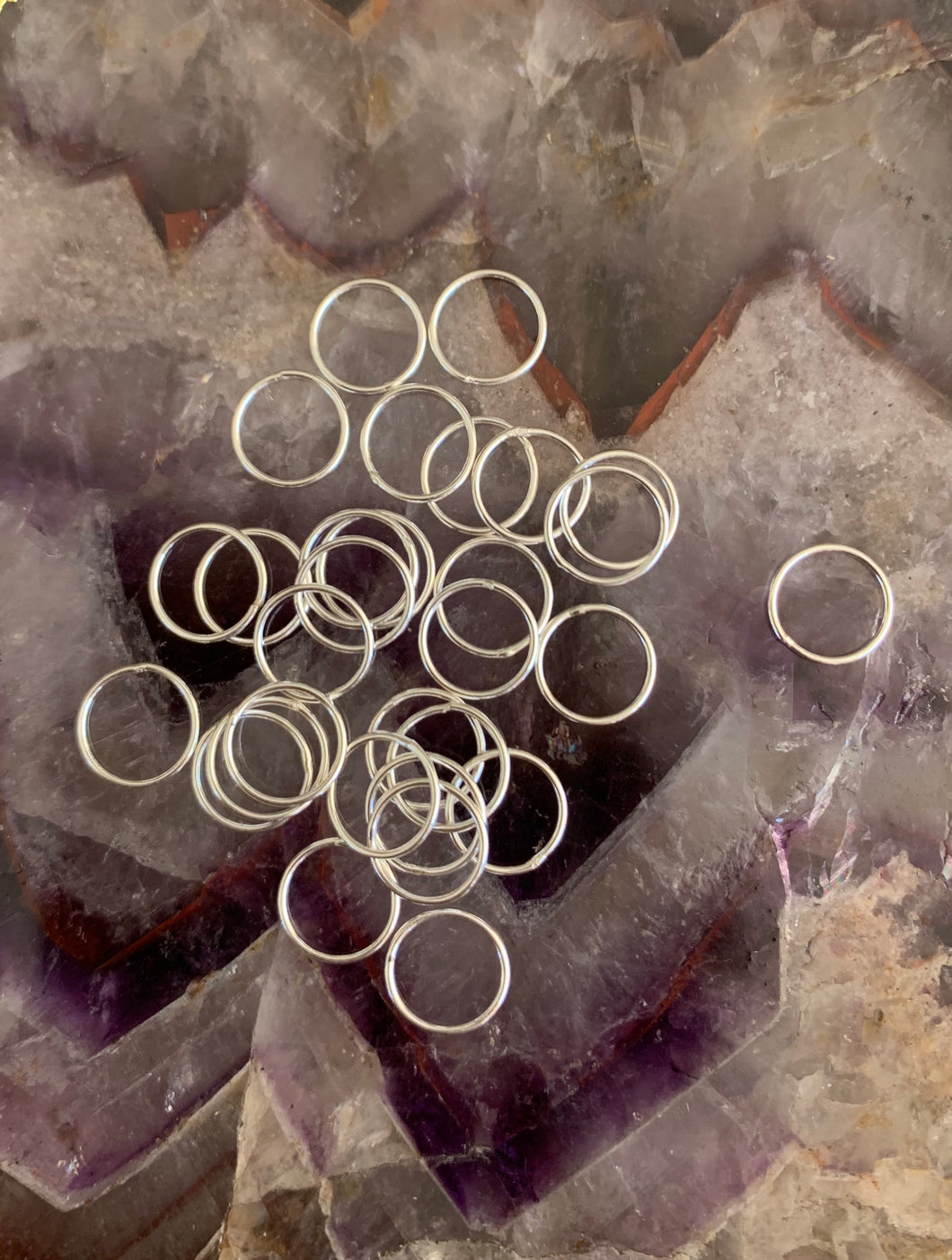 Sterling Silver Closed Rings