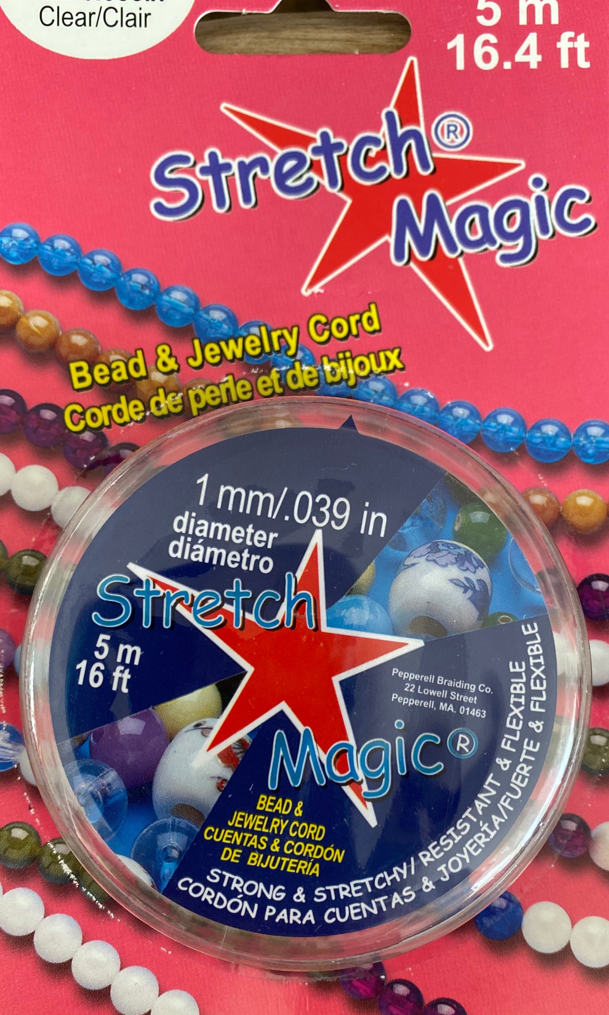  Pepperell SMJ-2-5 1mm Stretch Magic Bead and Jewelry